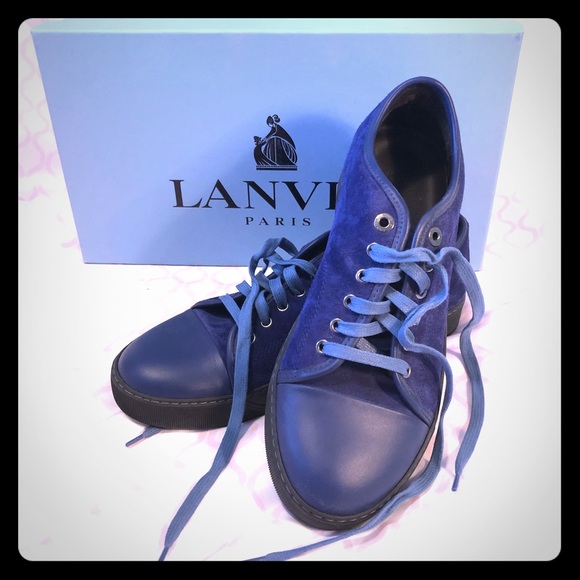 Lanvin Other - 🌟BNWB🌟LANVIN LEATHER & SUEDE LOW TOP SNEAKERS